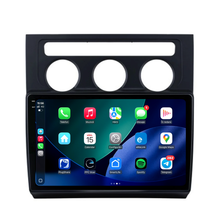 Navigatie Dedicata Volkswagen Touran (2003-2010), 10Inch, 4Gb Ram, 64Gb Stocare, Carplay [3]
