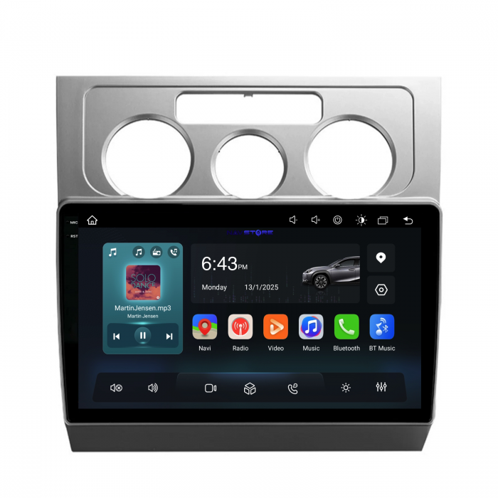 Navigatie Dedicata Volkswagen Touran (2003-2010),QuadCore, 10Inch, 4Gb Ram, 64Gb Stocare, Carplay [4]