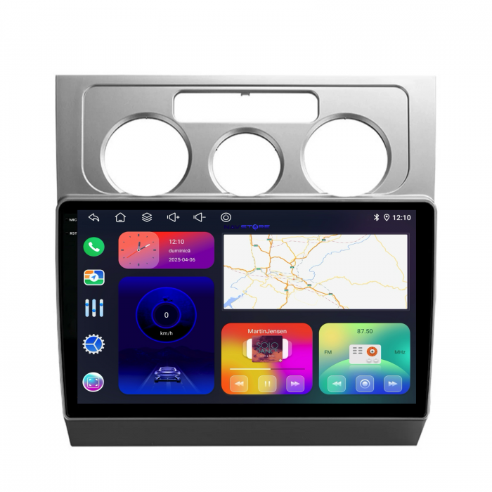 Navigatie Dedicata Volkswagen Touran (2003-2010),QuadCore, 10Inch, 4Gb Ram, 64Gb Stocare, Carplay [5]