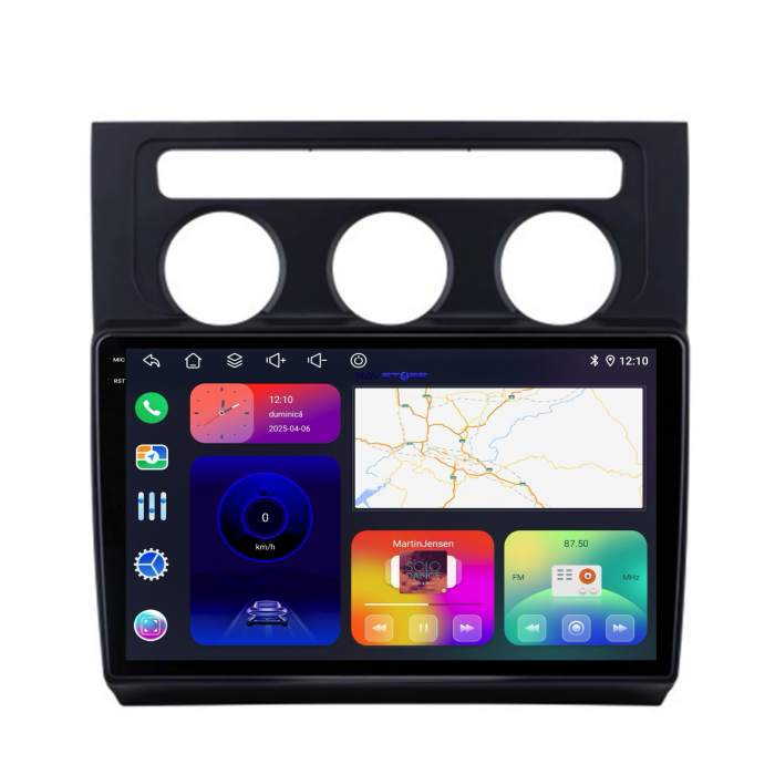 Navigatie Dedicata Volkswagen Touran (2003-2010),QuadCore, 10Inch, 4Gb Ram, 64Gb Stocare, Carplay [6]