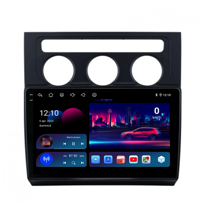 Navigatie Dedicata Volkswagen Touran (2003-2010),QuadCore, 10Inch, 4Gb Ram, 64Gb Stocare, Carplay [4]