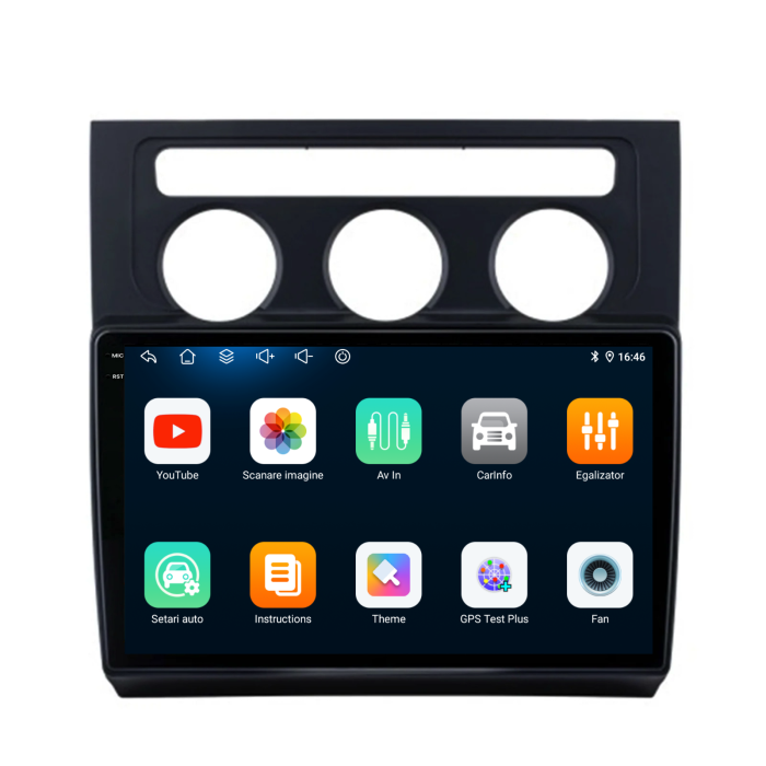 Navigatie Dedicata Volkswagen Touran (2003-2010), 10Inch, 6Gb Ram, 128Gb Stocare, Carplay [6]
