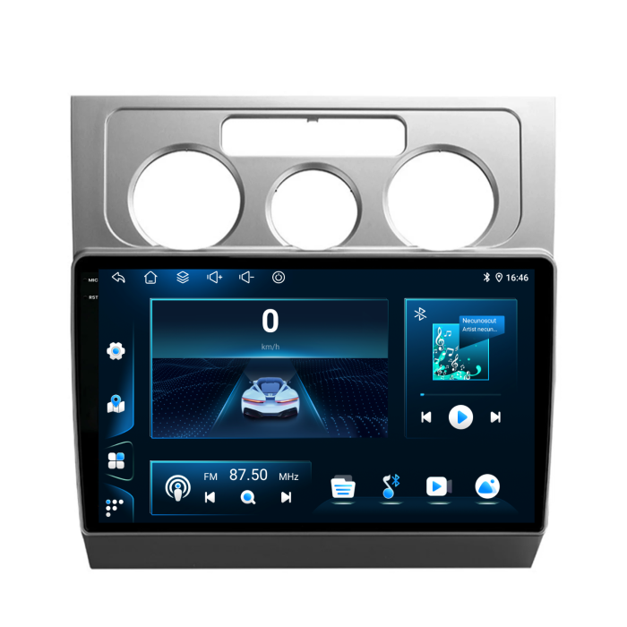 Navigatie Dedicata Volkswagen Touran (2003-2010), 10Inch, 6Gb Ram, 128Gb Stocare, Carplay [7]