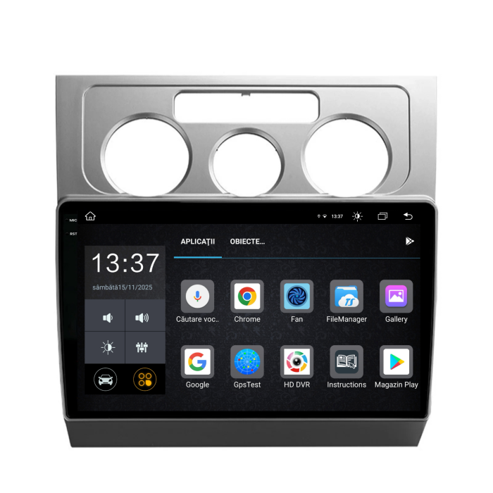 Navigatie Dedicata Volkswagen Touran (2003-2010), 2K, 4Gb Ram, 64Gb Stocare, Carplay [6]