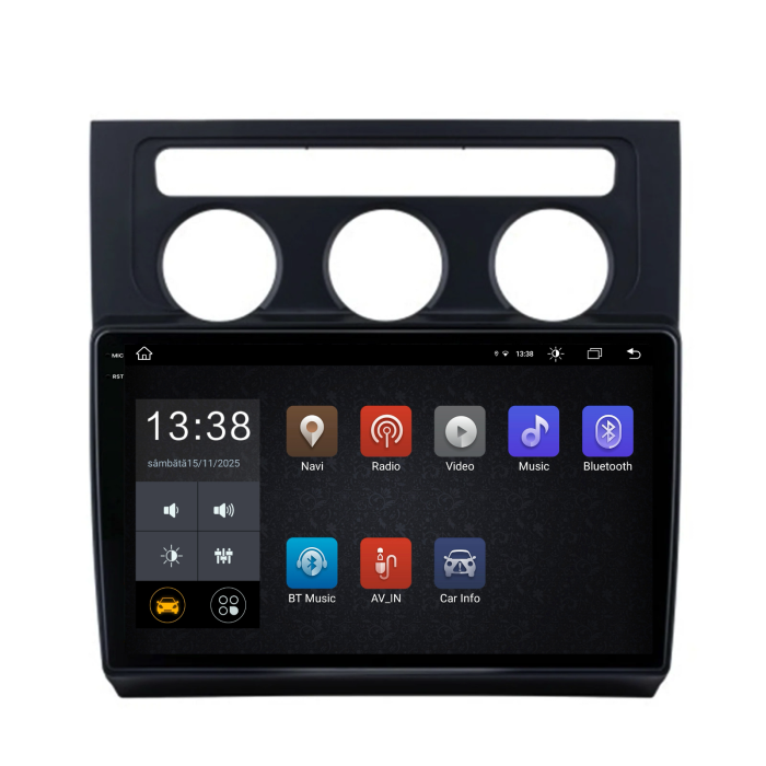 Navigatie Dedicata Volkswagen Touran (2003-2010), 2K, 8Gb Ram, 256Gb Stocare, Carplay [4]