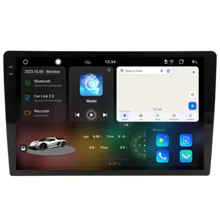 Navigatie Dedicata Volkswagen Touran (2003-2010), 10Inch, 12Gb Ram, 256Gb Stocare, Carplay [4]