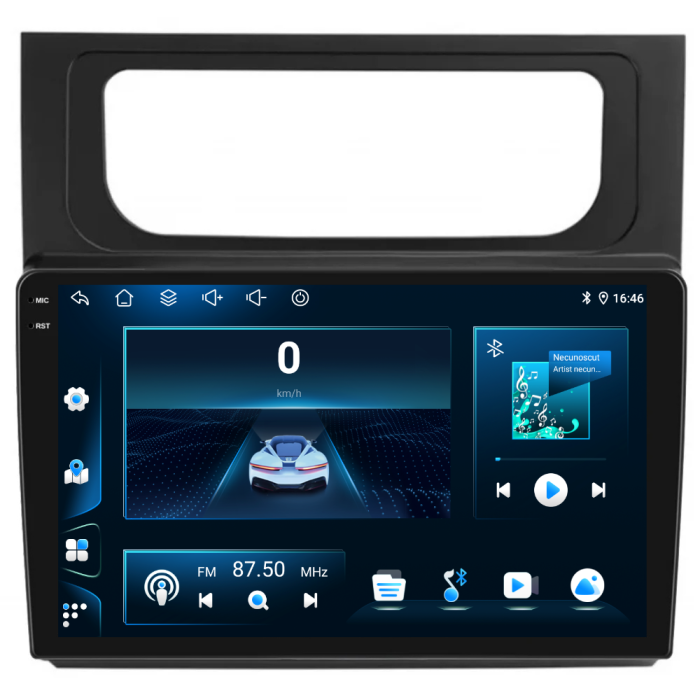 Navigatie Dedicata Volkswagen Touran (2010-2015), 10Inch, 4Gb Ram, 64Gb Stocare, Carplay [7]