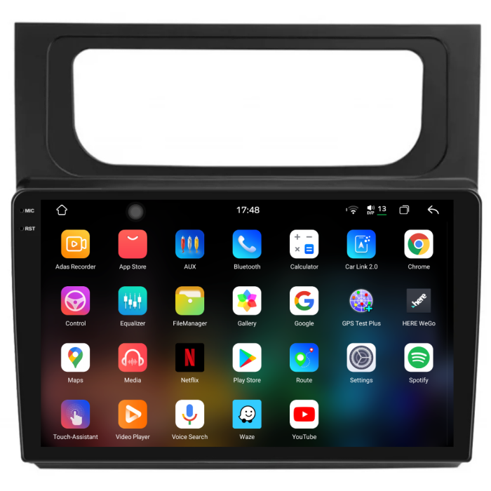 Navigatie Dedicata Volkswagen Touran (2010-2015), 2K, 12Gb Ram, 256Gb Stocare, Carplay [3]