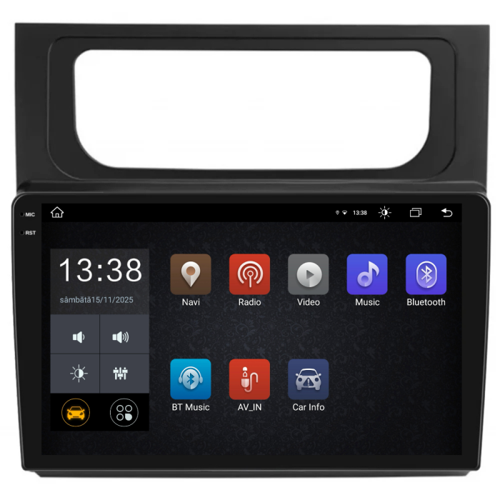 Navigatie Dedicata Volkswagen Touran (2010-2015), 2K, 4Gb Ram, 64Gb Stocare, Carplay [4]