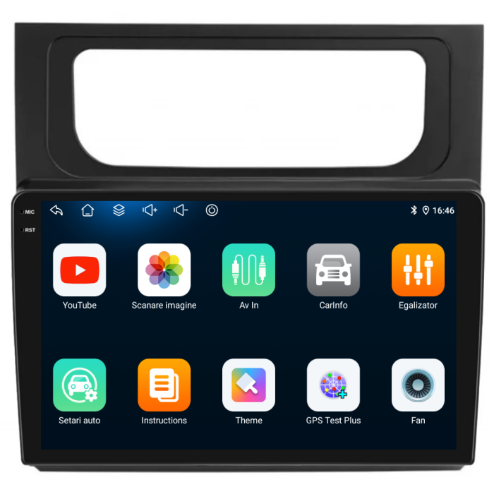Navigatie Dedicata Volkswagen Touran (2010-2015),QuadCore, 10Inch, 4Gb Ram, 64Gb Stocare, Carplay [6]