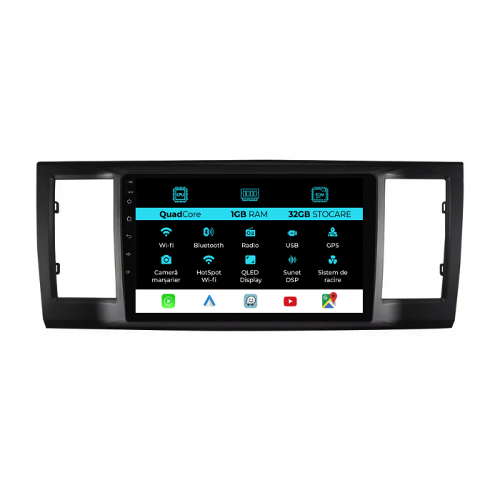 Navigatie Dedicata Volkswagen Transporter T6 (2016 - 2020), 9Inch, 1Gb Ram, 32Gb Stocare, Carplay [1]
