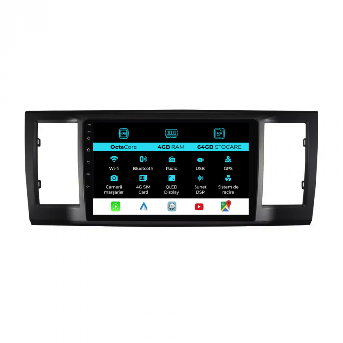 Navigatie Dedicata Volkswagen Transporter T6 (2016 - 2020), 9Inch, 4Gb Ram, 64Gb Stocare, Carplay [1]