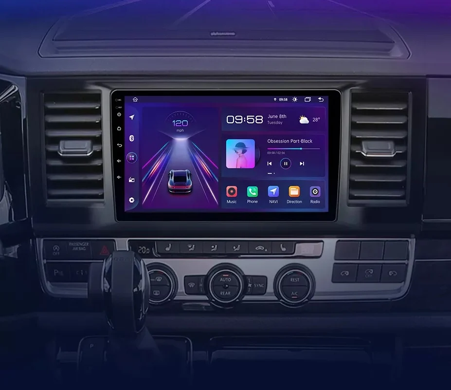 Navigatie Dedicata Volkswagen Transporter T6 (2016 - 2020), 9Inch, 4Gb Ram, 64Gb Stocare, Carplay [7]