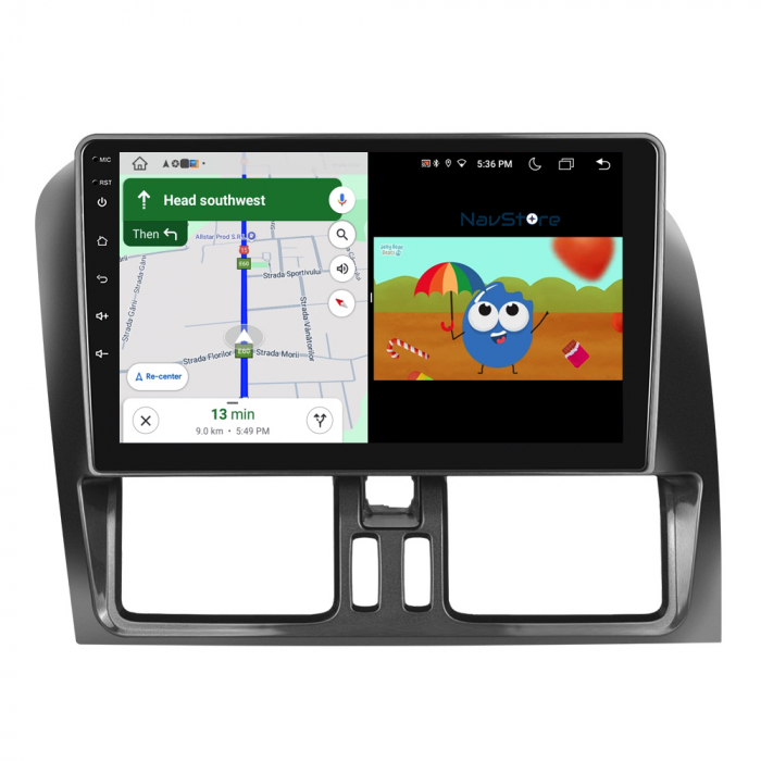 Navigatie Android Dedicata Volvo Xc60 (2008 - 2017), 9 Inch, 4Gb Ram, 64Gb stocare, Bluetooth, WiFi, Carplay [8]