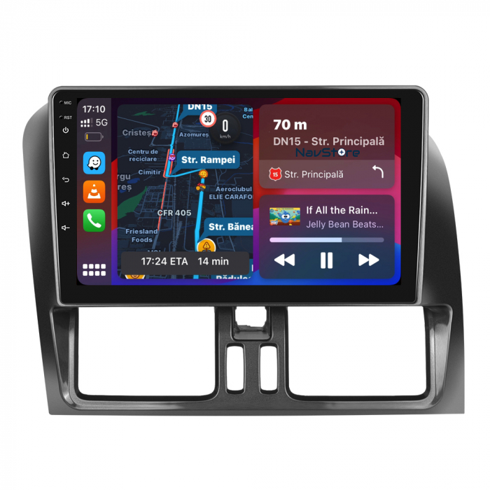 Navigatie Android Dedicata Volvo Xc60 (2008 - 2017), 9 Inch, 4Gb Ram, 64Gb stocare, Bluetooth, WiFi, Carplay [5]