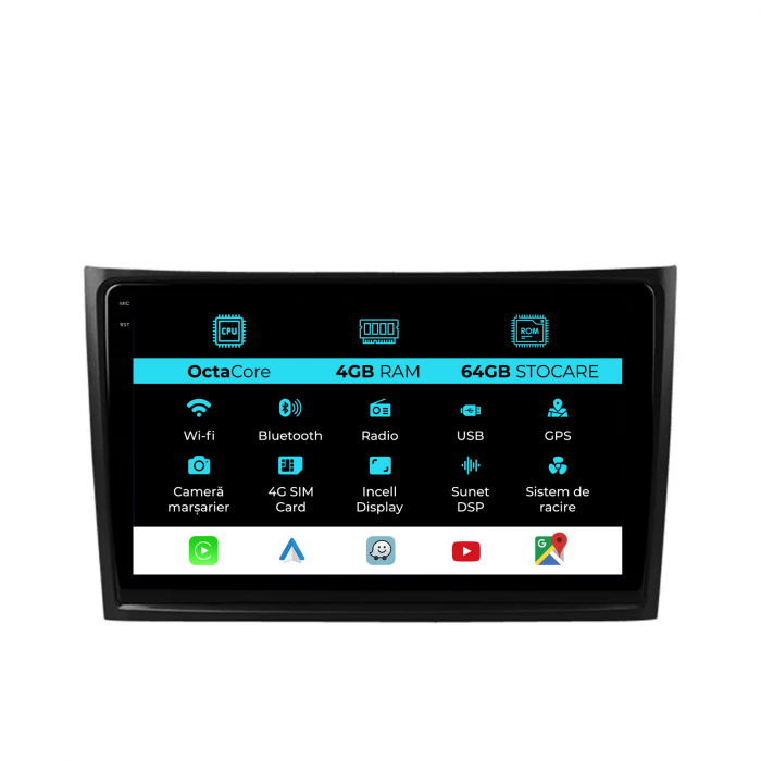 Navigatie Dedicata Volvo Xc90 (2002-2014), 10Inch, 4Gb Ram, 64Gb Stocare, Carplay [1]