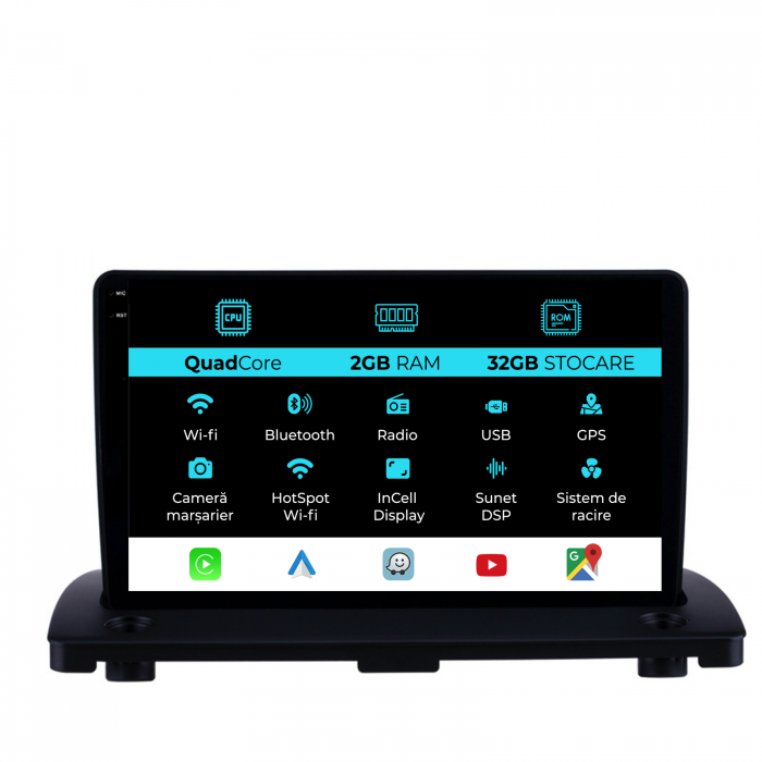 Navigatie Dedicata Volvo Xc90 (2002-2014), 9Inch, 2Gb Ram, 32Gb Stocare, Carplay [1]