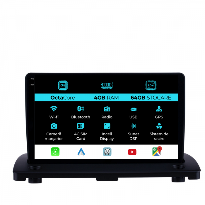 Navigatie Dedicata Volvo Xc90 (2002-2014), 9Inch, 4Gb Ram, 64Gb Stocare, Carplay [1]