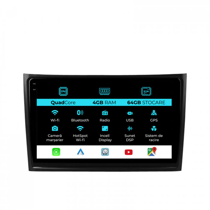 Navigatie Dedicata Volvo Xc90 (2002-2014),QuadCore, 10Inch, 4Gb Ram, 64Gb Stocare, Carplay [1]
