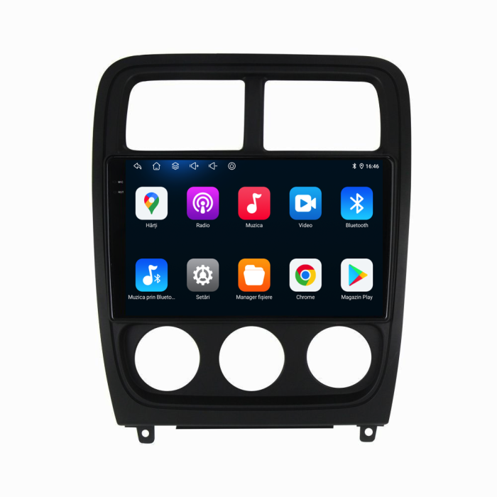 Navigatie Dodge Caliber (2010 - 2012),QuadCore , 9 Inch, 4Gb Ram, 64Gb Stocare, Android Auto, Carplay [6]
