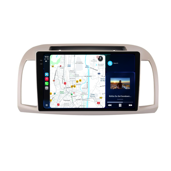Navigatie Nissan Micra k12 (2002 - 2010), 2K, 12Gb Ram, 256Gb Stocare, Android Auto, Carplay [4]