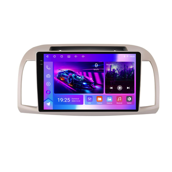 Navigatie Nissan Micra k12 (2002 - 2010),QuadCore, 9 Inch, 4Gb Ram, 64Gb Stocare, Android Auto, Carplay [10]