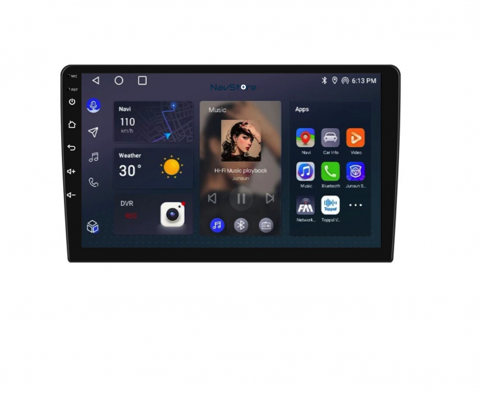 Navigatie Universala Android 2DIN, 10Inch, 6Gb Ram, 128Gb stocare, Bluetooth, WiFi, Carplay, Andorid Auto [1]