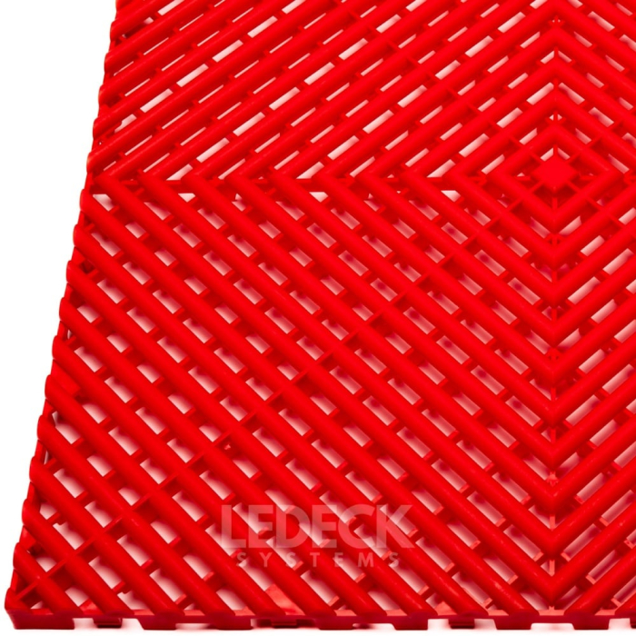 Pardoseala Modulara Plastic PP – Exterior, Garaj Auto, Service, Terasa - ROSU (preț pe m²) [3]