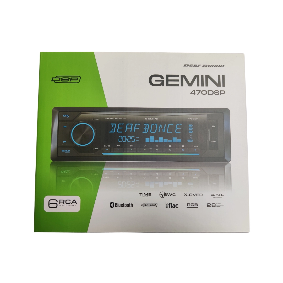 Player Auto Deaf Bonce Gemini 470DSP, 1 DIN cu DSP, 4 Canale, 4x20W RMS, Bluetooth [5]