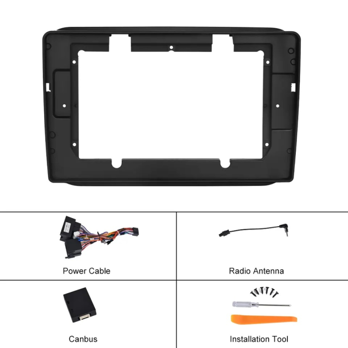 Rama adaptoare cu cablaj pentru navigatie Android Skoda Fabia (2007 - 2012) [5]