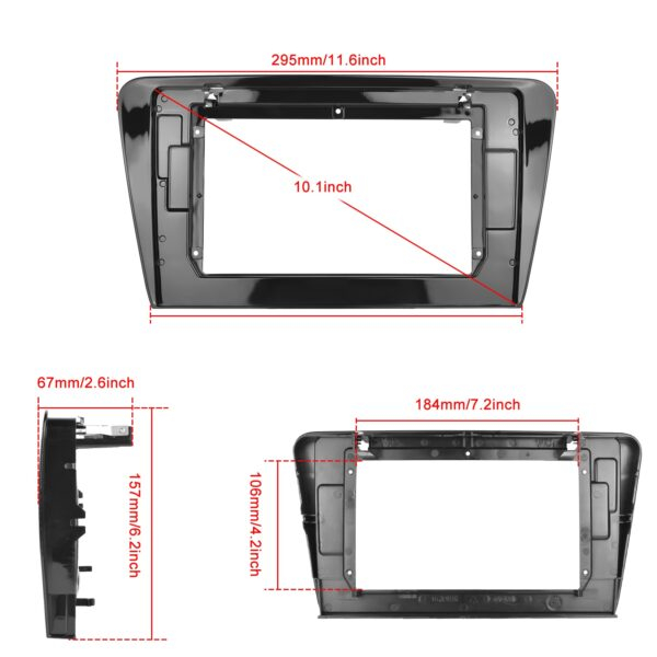 Rama adaptoare cu cablaj pentru navigatie Android Skoda Octavia 3 (2013 - 2018) [3]
