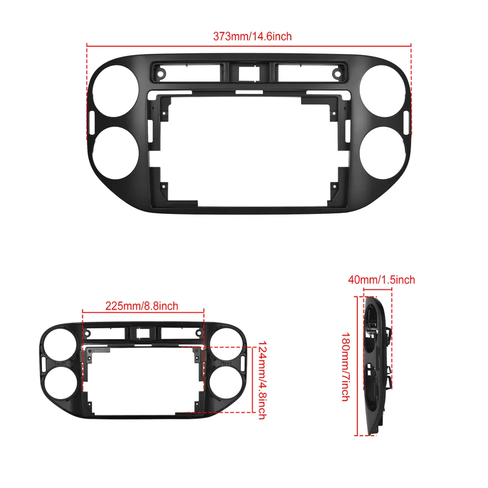 Rama adaptoare cu cablaj pentru navigatie Android Volkswagen Tiguan (2011-2016) [2]