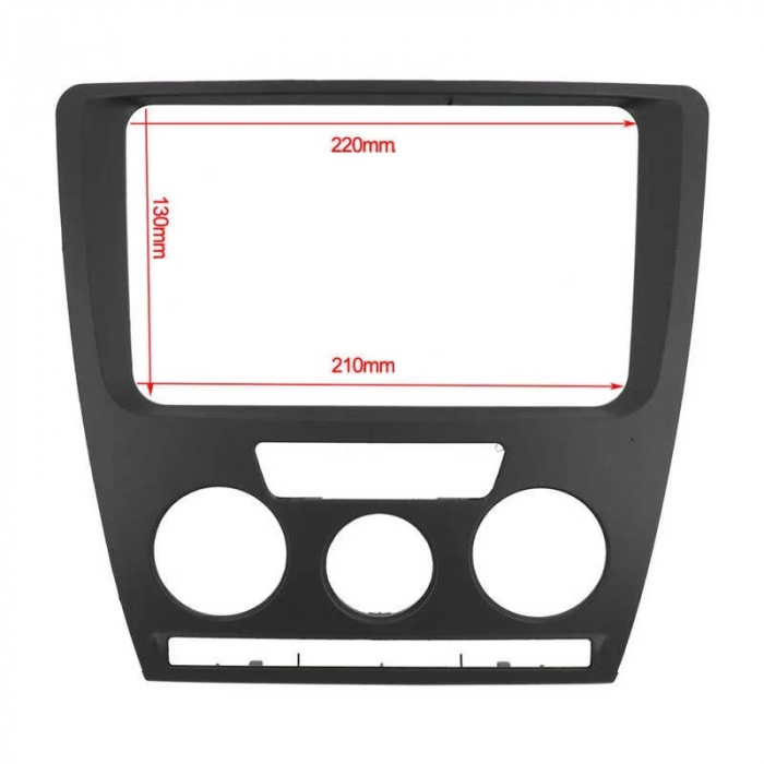 Rama adaptoare 2DIN Skoda Octavia 2 (clima manuala) [2]