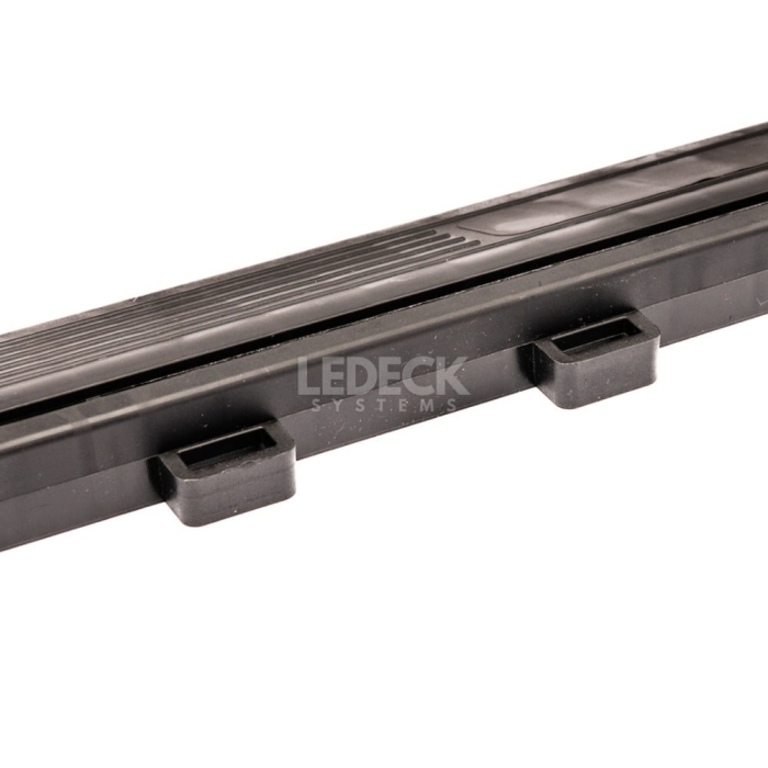 Rampa laterală cu prindere exterioară (mama) – Pardoseala Modulara Plastic PP – Negru [4]