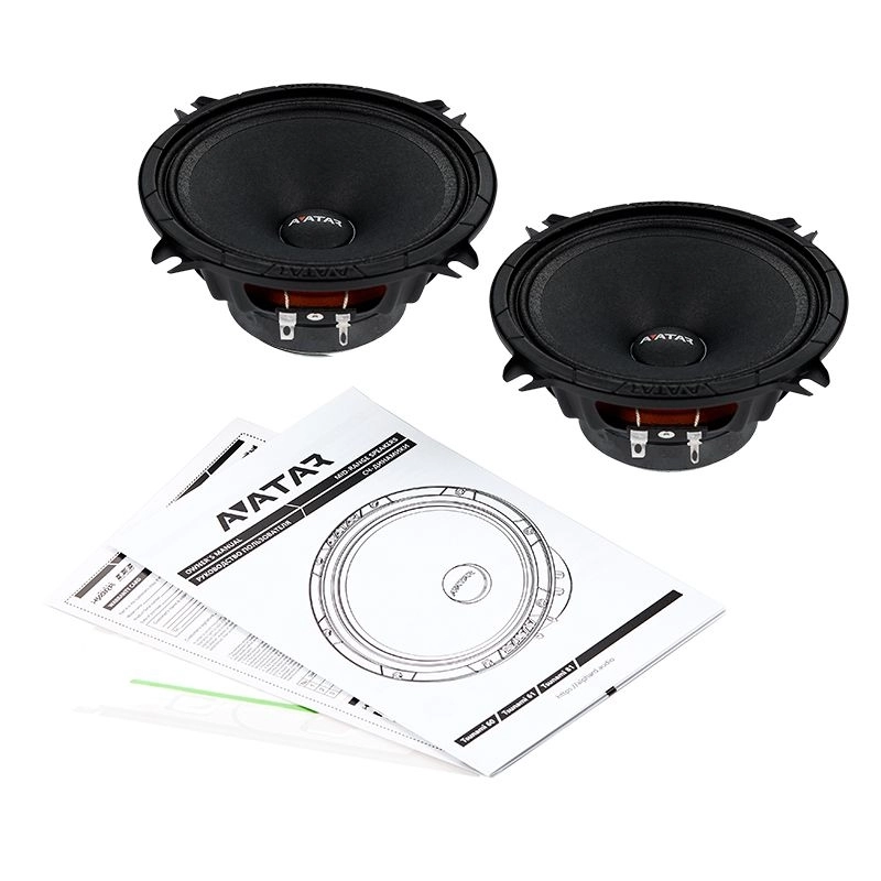 Set 2 Difuzoare Auto Avatar Tsunami 50, Midrange 130mm, 100W RMS, 4 Ohm [5]