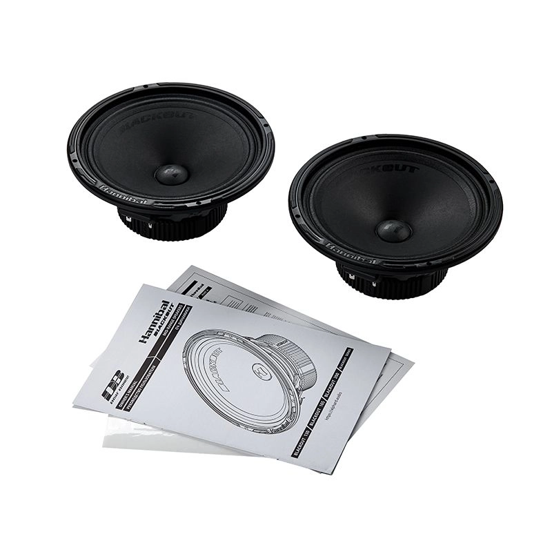Set 2 Difuzoare Auto Deaf Bonce Hannibal Blackout 165, Midrange 165mm, 120W RMS, 4 Ohm [5]