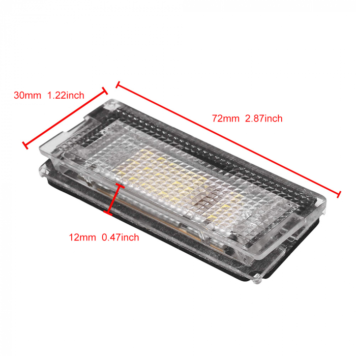 Set 2 Lampi LED iluminare numar BMW E46 4/5 usi [5]