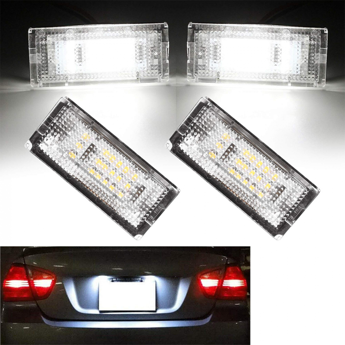 Set 2 Lampi LED iluminare numar BMW E46 4/5 usi [2]