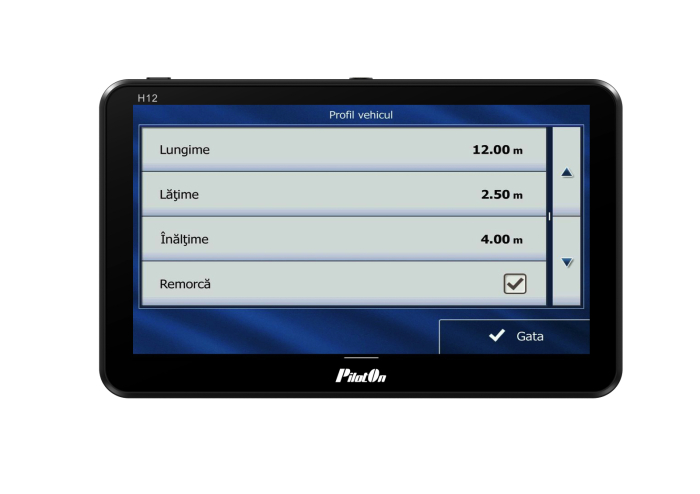 Sistem de Navigatie PilotOn H12 — GPS 7 inch cu Cameră DVR Full HD, 2GB RAM, pentru Camion, Hărți Europa incluse [3]