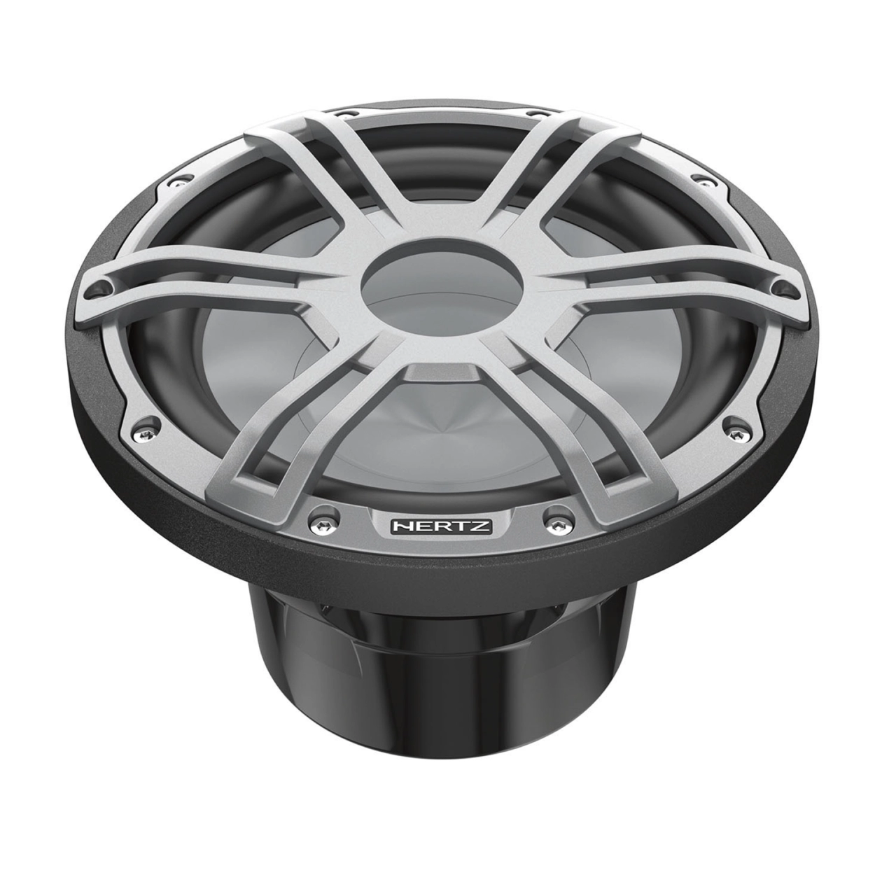 Subwoofer Marine Hertz HMS 10 S2-LD-G / SW, Negru / Alb, 250mm, 250W RMS, 2Ω [3]