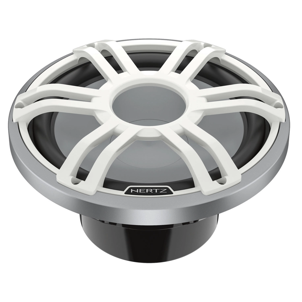 Subwoofer Marine Hertz HMS 12 S2-LD-G / SW, Negru / Alb, 300mm, 500W RMS 2Ω [2]