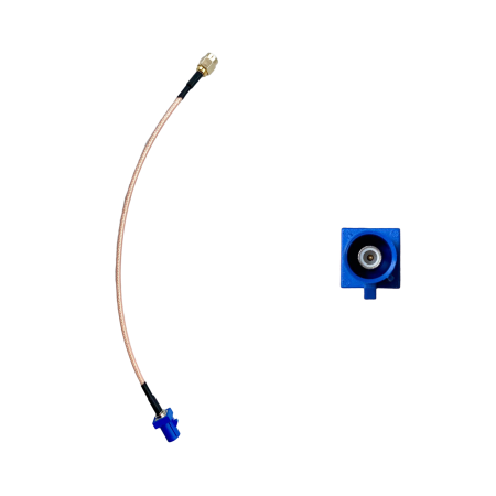 Cabluri si mufe pentru navigatii - Adaptor antena Fakra la mufa SMA pentru adaptare antena gps originala la sistem aftermarket