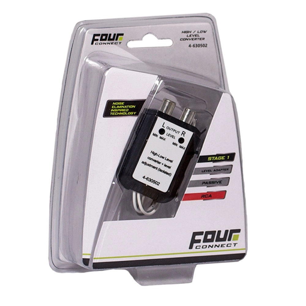 Adaptoare de semnal - Adaptor High-Low FOUR Connect 4-630502 , 2 canale