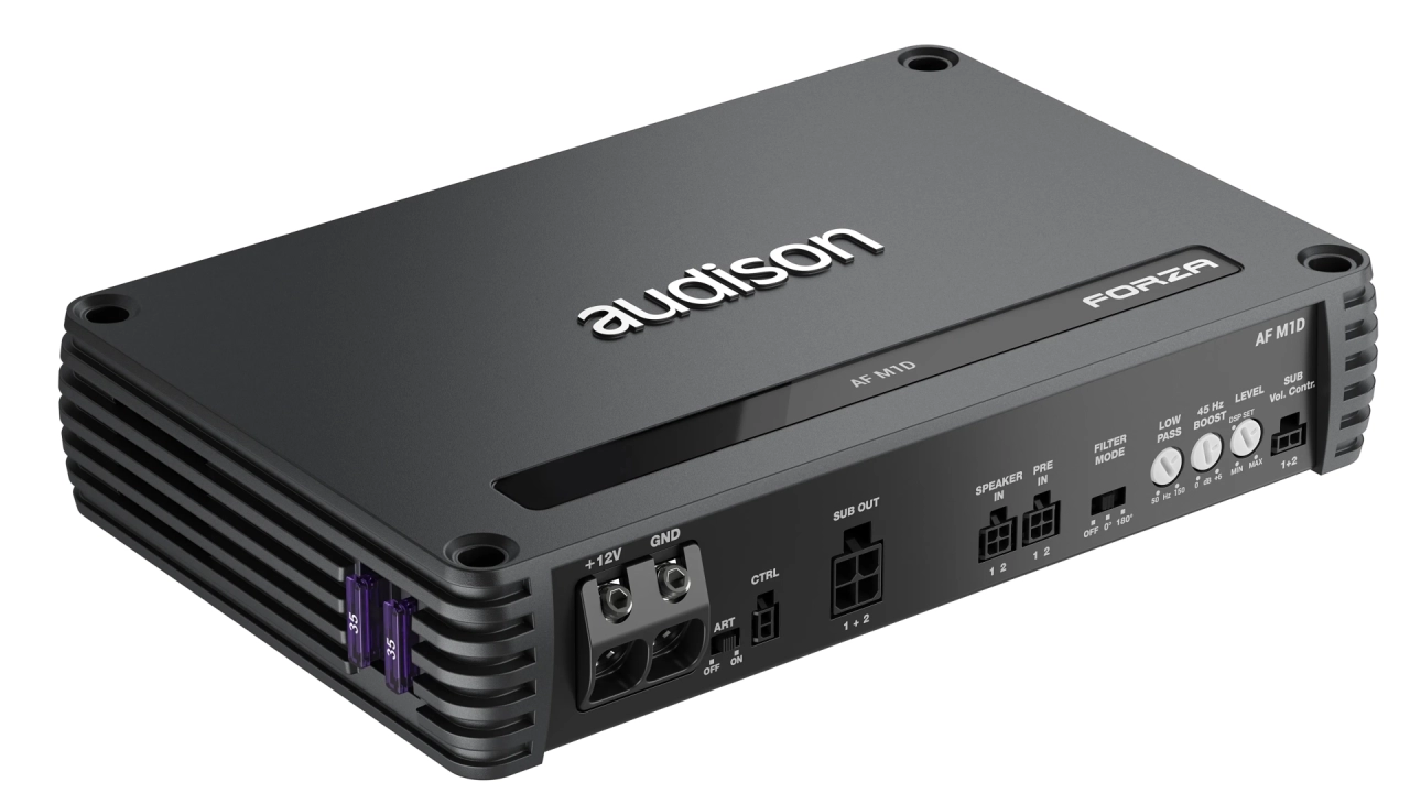 Amplificatoare auto - Amplificator auto Audison Forza AF M1D, monobloc, 1200 W