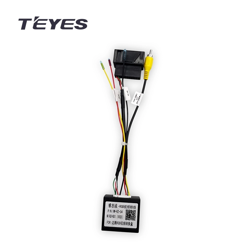 Accesorii Navigatii - Cablu Plug&Play Teyes + Canbus camera marsarier,RGB dedicat Volkswagen Tiguan 1 2006-2016