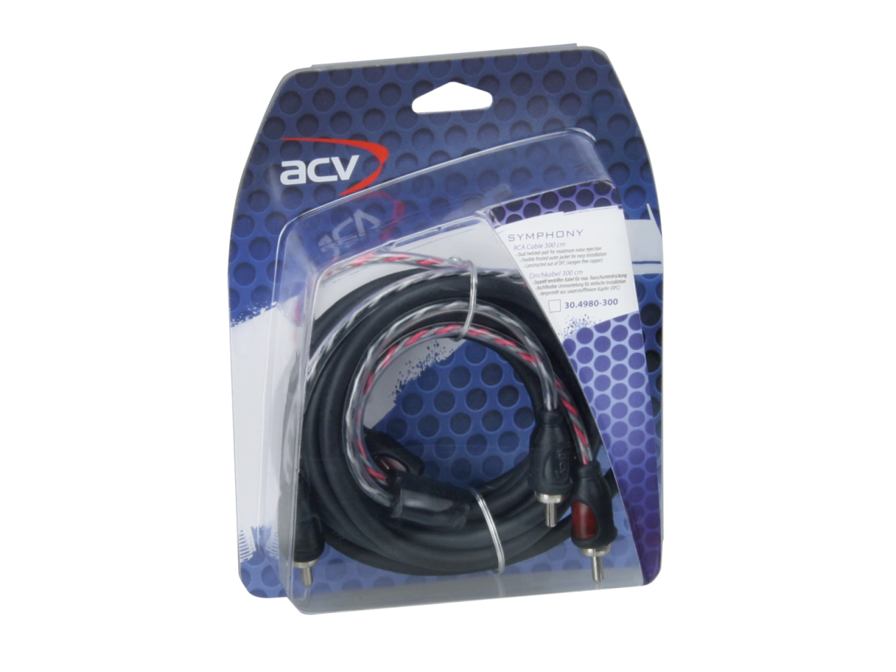 Cablu RCA ACV 30.4980-300 Synphony Mid Line, RCA , 3M [1]