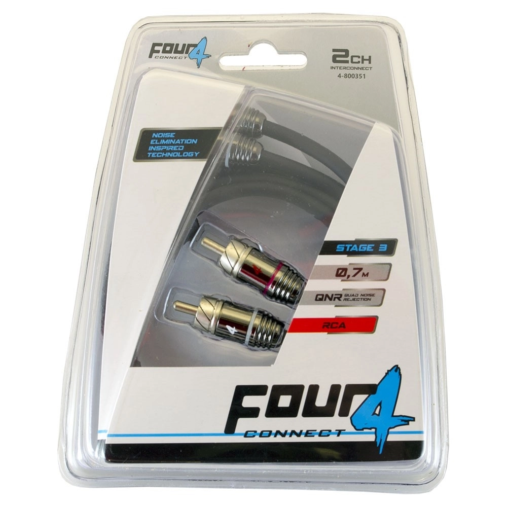 Cablu RCA Four Connect, 4-800351, Stage 3, 0.75 METRI, 2 canale [1]