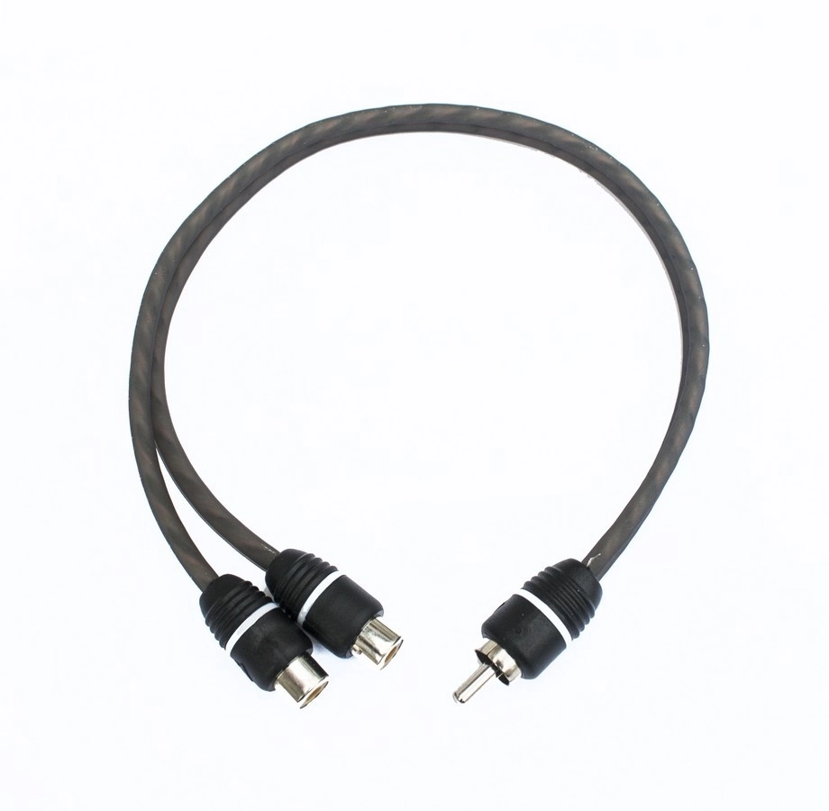 Cablu RCA Y-Splitter FOUR Connect 4-800158 STAGE1, 1M-2F, OOFC, Twisted Pair, 0.3 M [1]