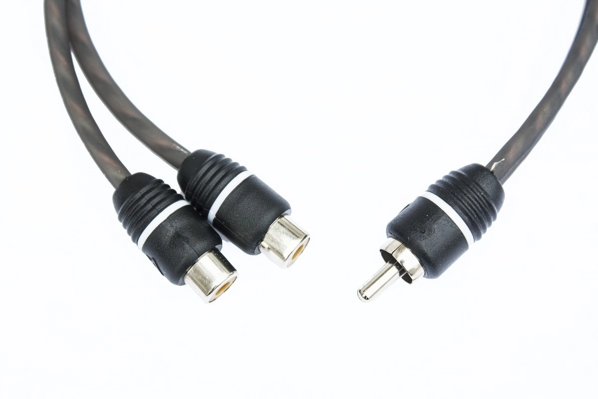 Cablu RCA Y-Splitter FOUR Connect 4-800158 STAGE1, 1M-2F, OOFC, Twisted Pair, 0.3 M [2]
