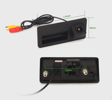 Camera dedicata marsarier in maner portbagaj 1080P Volkswagen Passat B6, B7,Tiguan,Touran,Golf 6 / Audi A3, A4 B8, A5, Q3, Q5 [3]